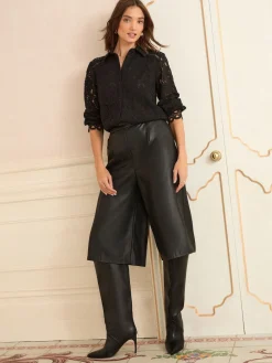 Love & Roses Black Lace Long Sleeve Shirt Online