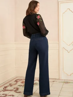 Love & Roses Rinse Blue Tailored Jeans New