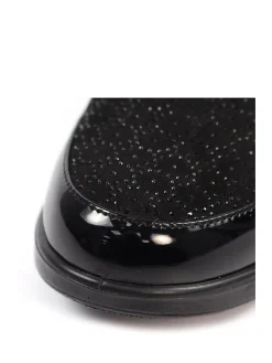 Lunar Black Hattie Wedge Shoes Outlet