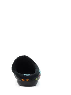 Lunar Black Peanut Polka Dot Mule Slippers Outlet