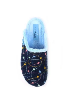 Lunar Blue Impulse Mule Slippers Online