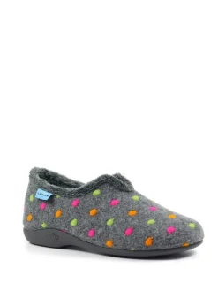 Lunar Full Slippers Grey New