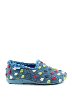 Lunar Helix with Multi Spots Slippers Light Blue Online