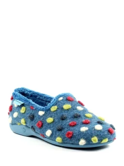 Lunar Helix with Multi Spots Slippers Light Blue Online