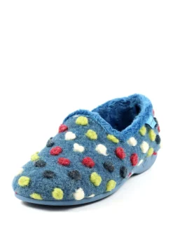 Lunar Helix with Multi Spots Slippers Light Blue Online