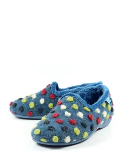 Lunar Helix with Multi Spots Slippers Light Blue Online