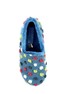 Lunar Helix with Multi Spots Slippers Light Blue Online