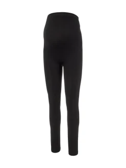 Mamalicious Maternity Seamless Leggings Black Clearance