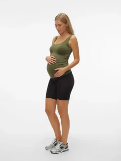 Mamalicious Maternity Seamless Leggings Black Sale