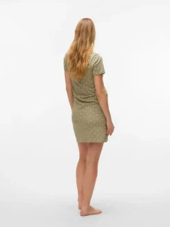 Mamalicious Maternity And Nursing Nightie Green New