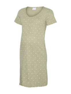 Mamalicious Maternity And Nursing Nightie Green New