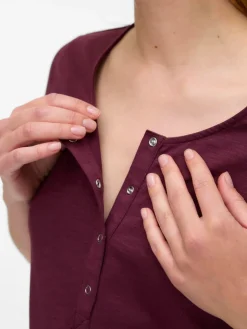 Mamalicious Maternity And Nursing Nightie Purple Outlet