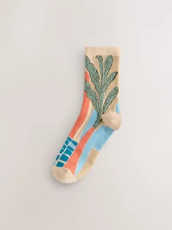 Next Ankle Socks 5 Pack Marrakesh Mix Print Online