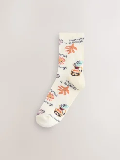 Next Ankle Socks 5 Pack Marrakesh Mix Print Online