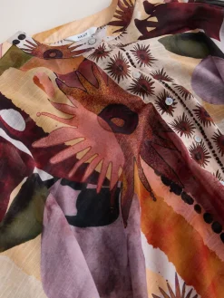 Next Printed Overhead Cover-Up Kaftan Shirt Marrakesh Scenic Hot