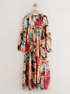 Next Marrrakesh Scene Print Maxi Kaftan Outlet