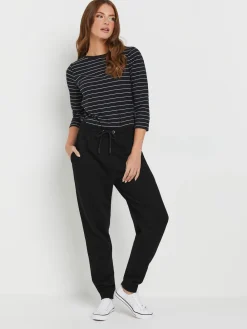 M&Co Cuffed Drawtsring Joggers Black Online