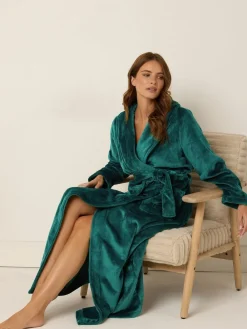 M&Co Super Luxe Shawl Maxi Robe Green Online