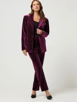 M&Co Red Velour Blazer Sale