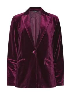 M&Co Red Velour Blazer Sale