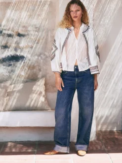 Next Boyfriend Turn Up Jeans Mid Blue Best