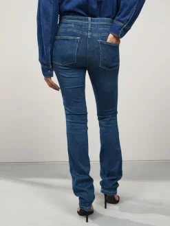 Next Lift, Slim And Shape Bootcut Jeans Mid Blue Denim New