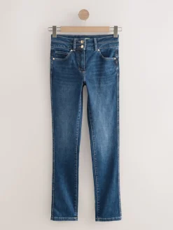 Next Slim Lift And Shape Jeans Mid Blue Denim New