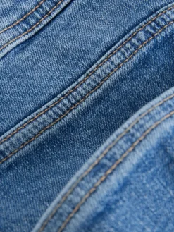 Next High Rise Stretch Wide Leg Hourglass Jeans Mid Blue Hot