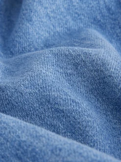 Next Mid Blue Oversize Denim Shirt