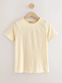 Next Crew Neck Cotton Rich T-Shirts 5 Pack Minerals Clearance