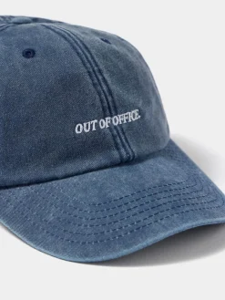 Mint Velvet Blue Denim Slogan Cap Outlet