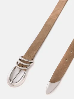 Mint Velvet Brown Buckle Belt Outlet