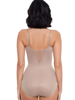 Miraclesuit Extra Firm Sexy Sheer Shaping Underwired Bodybriefers Fawn