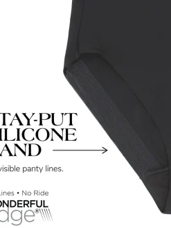 Miraclesuit High Waisted Sheer Firm Tummy Control Thong Black Discount