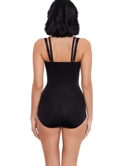 Miraclesuit Modern Miracle™ Open Bust, Wear Your Own Bra Shaping Bodysuit Black Hot