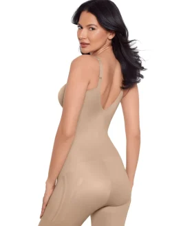 Miraclesuit Modern Miracle Extra Firm Control Thigh Slimming Bodysuit with Lycra Fit Sense Technology Nude Sale