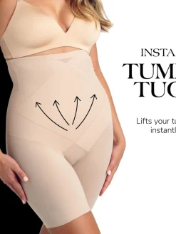 Miraclesuit Shapewear Instant Tummy Tuck Extra Firm Control Shaping Body Warm Beige Outlet