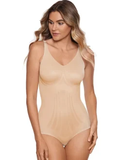 Miraclesuit Shapewear Wire Free Extra Firm Control Shaping Body Warm Beige Hot