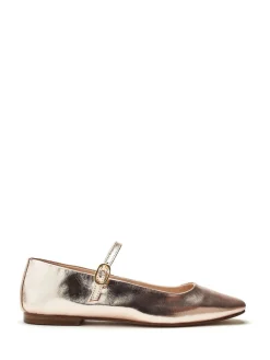 Moda in Pelle Larina Classic Maryjane Ballet Flats Gold Online