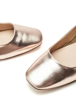 Moda in Pelle Larina Classic Maryjane Ballet Flats Gold Online
