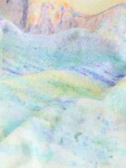 Next Monet Graphic License Long Sleeve Washed Effect Raw Seam T-Shirt Online