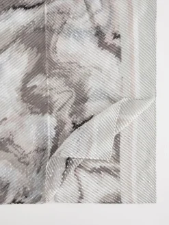 Next Monochrome Marble Plisse Lightweight Scarf Online