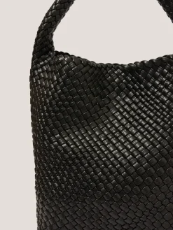 Monsoon Black Pree Woven Hobo Bag Best
