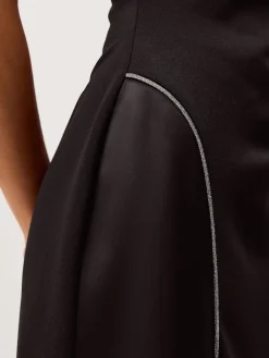 Monsoon Black Tansy Sparkle Trim Jersey Maxi Dress Discount