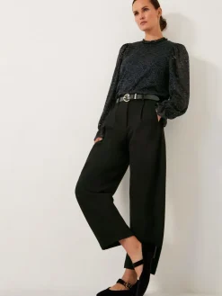 Monsoon Blue Larna Lace Long Sleeve Blouse Discount