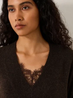 Monsoon Brown Fay Jumper Slip Dress