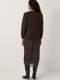 Monsoon Brown Fay Jumper Slip Dress