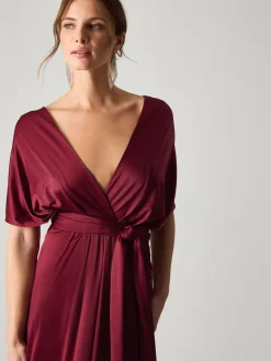 Monsoon Thea Multiway Bridesmaid Dress Red Discount