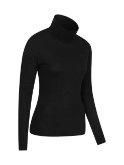 Mountain Warehouse Black Womens Merino Thermal Top Hot