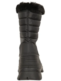 Mountain Warehouse Whistler Womens Sherpa Lined Adaptive Snow Boots Black Best